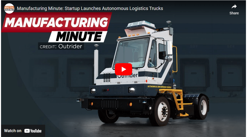 manufacturing minute video on autonomous assets