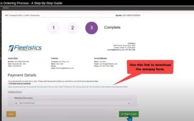 MyFleetistics Ordering Process