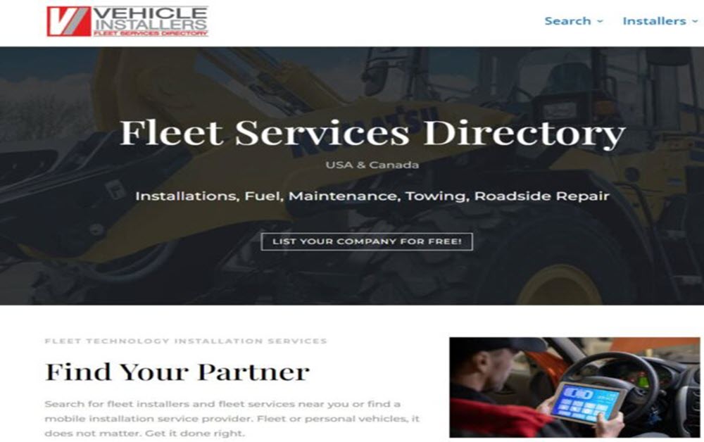 Vehicle Installers Fleet Services Directory
