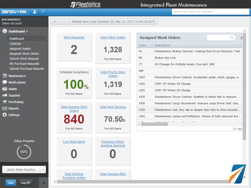 Fleet Maintenance Dashboard for Best Fleet Maintenance