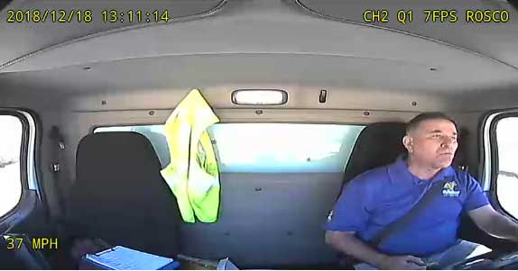 Rosco In Cab Video