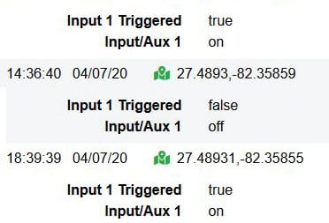 CORE Aux input triggers