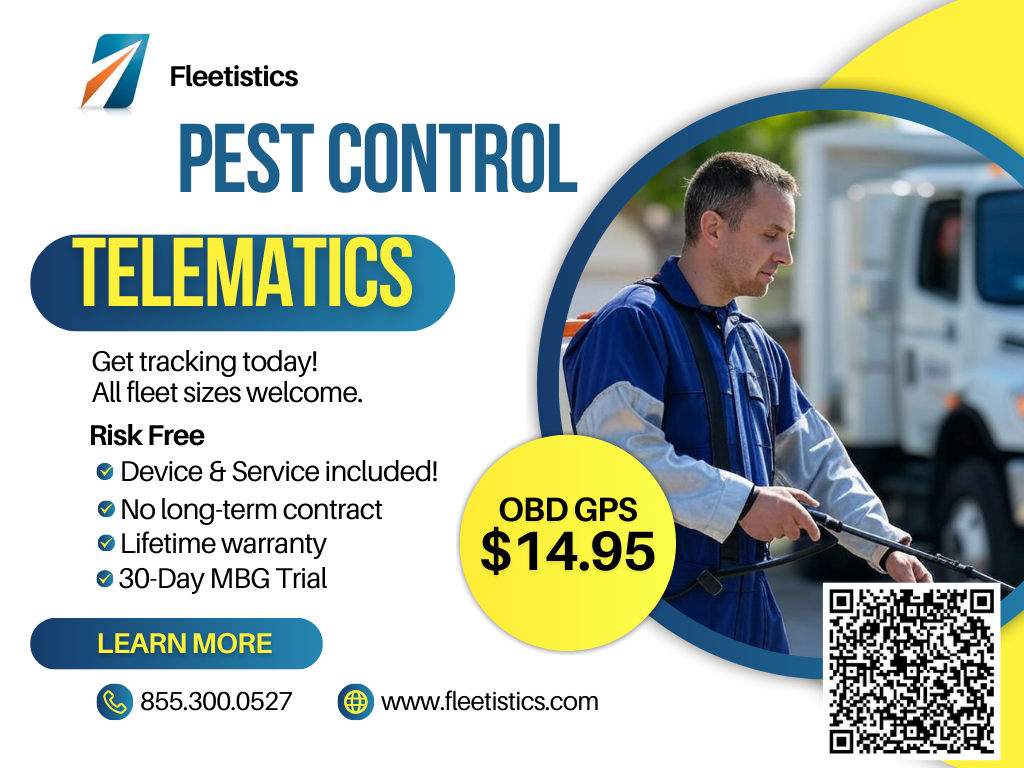 Pest Control $14.95 GPS Tracking