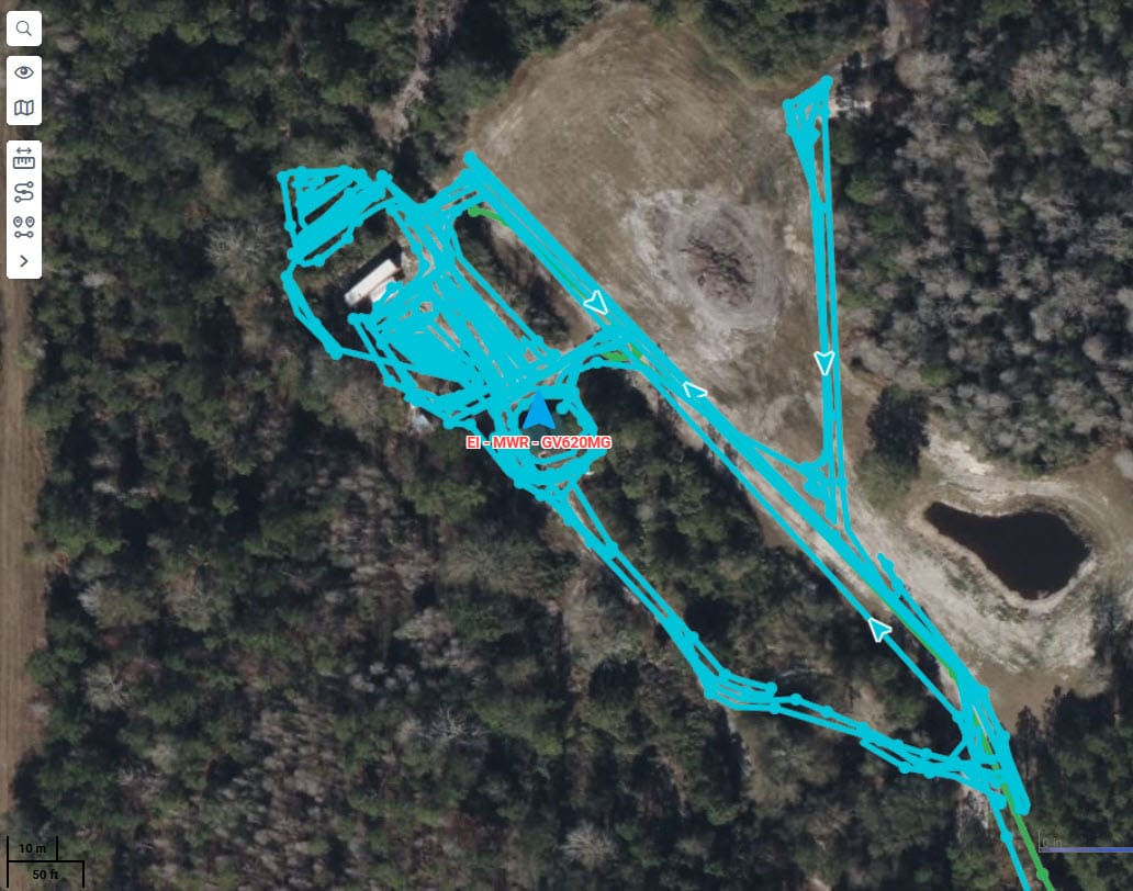 Mower Tracking and Productivity Map
