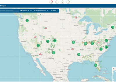 Critical Weather Alerts on MFV map