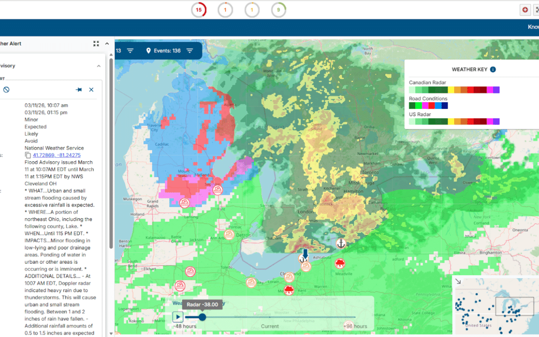 Weather Intelligence for Fleets: Real-Time Alerts via the CrewChief App