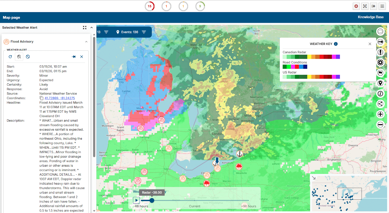 Fleet weather intelligence<br />